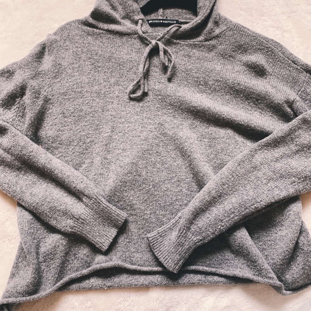 brandy cropped sweater/sweatshirt